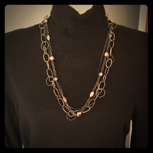 White House Black Market Metal Necklace